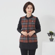 엄마옷 마담4060 체크레이어드티셔츠-RATE211001-