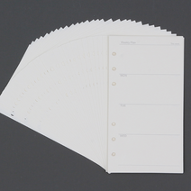 셀러즈 주간플래너 미색모조지 리필 메모 다이어리 속지