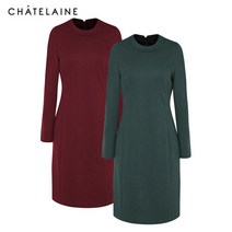 _샤트렌 [샤트렌] 리본 브로치 원피스_HC9WOP101