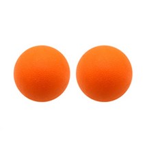 지압 싱글 마사지볼 오렌지, 2개입