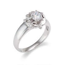 [우신다이아몬드] 당일발송 3부 엑설런트컷 프로포즈 결혼예물 DR3-037로즈 쓰부다이아세팅 다이아몬드반지