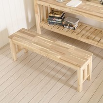 우드벤치 이사벨 800의자 800x300X420 아카시아, 단품