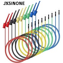 전자파 측정기 전파 측정 자기장 듀퐁 수암 테스트 후크 클립 실리콘 점퍼 와이어 트랜지스터 테스터 전기 테스트용 개, 테스트 후크에 남성