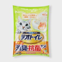 유니참 데오토일렛 사막화 방지 소취항균모래 2L, 1개