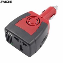 차박 차량용 인버터 스마트 1 AC 220V 출력 150W 및 DC 12V 입력 전압 USB 포트 포함, 12V to 220V 2.1A