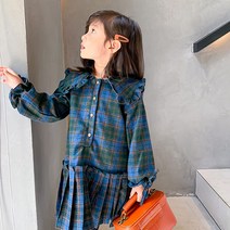 꼰띠키즈 모직프릴원피스