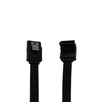 기타 SATA3 6GB Lock 고정 일자형 락형 플렛 케이블 0.5M, 1개