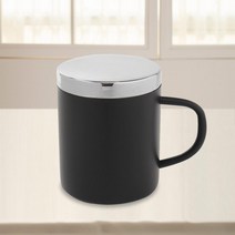 이중진공 보온보냉 뚜껑 스텐컵 머그컵 200ml (블랙), 상세페이지 참조