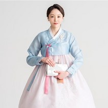 하늘달한복 [한복대여] 다현1 - 고품격 하객 혼주 결혼식 신부 예식한복 한복 세트