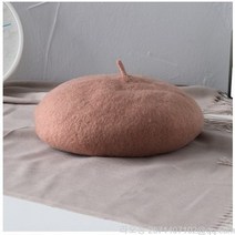 라오농 진주 큐빅 양털 베레모 여 추동 잉글리시 빈티지 데일리룩 화백+HYT01X