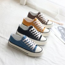 남여공용 커플아이탬 캔버스 스니커즈 스타일 운동화