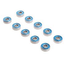 QDY 10Pieces 인라인 롤러 스케이트 스케이트 보드 Longboard 휠 베어링, 푸른