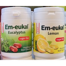 Emeukal 엠오이칼 캔디 (무가당) 40g (유칼립투스 레몬 / 2종 택1) / 독일, 유칼립투스