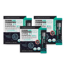 프로바이오틱스 분말 L2B1 lgg 생 모유 유래 멀티 락토바실러스 복합물 곡물발효효소 락토코커스 락티스 애시도필러스 람노서스 가세리 아연 식이섬유 추천 식약처 식약청 인증 인정, 3box(ea) 3개월분, 민쓰네가게 1box(ea)당 30포 스틱형