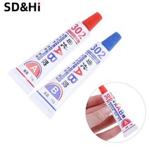 슈퍼 AB 접착제 철 스테인레스 스틸 알루미늄 합금 유리 플라스틱 목재 세라믹 대리석 강한 빠른 건조 에폭시 접착제 AliExpress