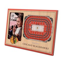 YouTheFan NHL 피츠버그 펭귄스 3D 스타디움뷰 그림 프레임 - PPG 페인트 아레나 30.5cm x 20.3cm(, Chicago Blackhawks
