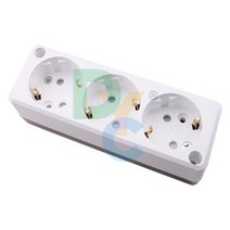 노출콘센트 전기 콘센트 벽콘센트 콘센트커버 노출형 3구, 단품, 색상:[색상]본상품