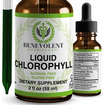 미국 베네볼런트 너리쉬먼트 액체 엽록소 리퀴드 클로로필 59ml / Benevolent Nourishment Chlorophyll 2oz