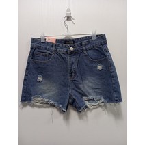 새상품 리리앤코 중청 찢청반바지 여 2사이즈 6677 / 1005863