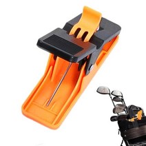 골프연습도구 스윙연습기 퍼터 치킨윙 집에서골프연습 실내 그립교정기 골프 시가 클립 시가 홀더 골프 클립 클램프 골프 카트 클립 골퍼 트레이너 홀더 이동식 골프 클립 훈련 클램프, 주황색