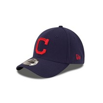 New Era 남성용 MLB 팀 클래식 39THIRTY 캡 클리블랜드 인디언스 블루 L/XL, Cleveland Indians, Large-X-Large