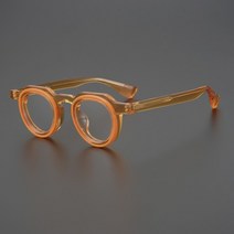 일본안경테 st 수입 뿔테안경 패션 디자이너 브랜드 라운드 식 프레임 남성 아세테이트 수제