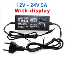 dc파워서플라이 전압 전류 조절가능 ac dc 변압기 220v 12v 24v 5v ac-dc 스위칭 전원 공급 장치 어댑터 220v 3v 5v 12v 24v 36v 가변, 12v - 24v 5a, 8개만 연결