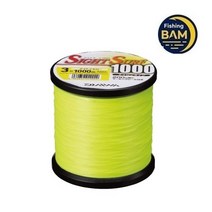 다이와 사이트 서프2 나이트 옐로우 1000M 바다원줄 한국다이와정품, 6호