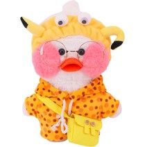 PKTOYS DIY 서프라이즈 행운 만화 귀여운샐리 오리빵빵덕 옷 애착인형 발렌타인 선물 X06, K, 30cm