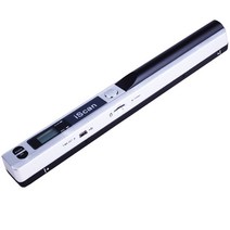iscan 휴대용 펜 핸디 스캐너 소형 핸드 무선 포터블 A4 책 스캔 900DPI, 실버+32G