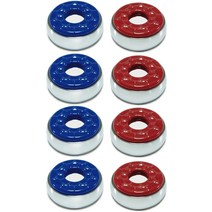 YDDS 실내 셔플보드 퍽 - 8개 세트 - 홈 게임 지름 53mm 53mm, 01 53mm(2-1/8인치)