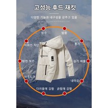 방풍 방수 남성 후드 재킷 아웃도어 스포츠 바람막이점퍼 가벼운 나일론 소재 방습 발수