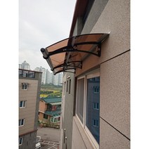 캐노픽스 650x30m DIY 캐노피 테라스 정문 렉산 처마 비가림 현관 차양 비막이, 그린, 세트앙카, 검정, 1개