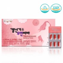 갱년기 우먼비바 Menopause 120캡슐 2박스 식약처인증 회화나무 감마리놀렌산 비타민 셀레늄 중년건강 필수