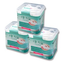 덴트프로 Y형 치실(200p)/민트향, 3개