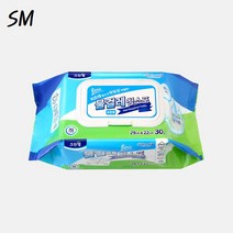 SM 크린랲 물걸레 청소포 표준형 30매 크린랩 베이킹소다 함유 엠보싱 찌든때 티슈 걸레