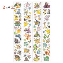 [2RI5SO] 포켓몬W 롱 입체팝 스티커 1P 랜덤 입체 띠부띠부씰 에폭시 에리트 국산