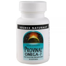 Source Naturals Provinal® 오메가7 30 소프트젤