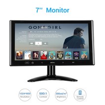 게이밍 업무용 가성비 입문 노트북 데스크탑 모니터 요요 7quot 1024x600 컴퓨터 tv pc lcd 화면 hdmi vga av specker dispay for car