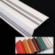 ㄱ 몰딩 타일코너비드 기억자몰딩 갈매기 코너, 1.2M_아이보리