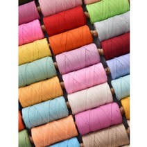3.0mm 80yard 우동실 민자로프 / 브레이드실 / 마크라메실 얇은우동끈 컬러로프 ( 64칼라 ), No.06