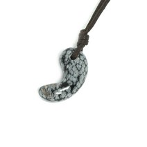 스노우플레이크 백제곡옥 원석목걸이 행운 HGMA-5162