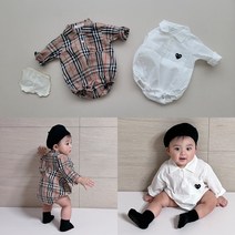 스타일베베 하트남방슈트 남아 여아 아기 신생아 6개월 12개월 돌 조카 출산 선물