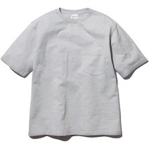 스노우 피크 아웃도어 반소매 T셔츠 재생코튼헤비 TS-22SU401 미디움 그레이 S유니