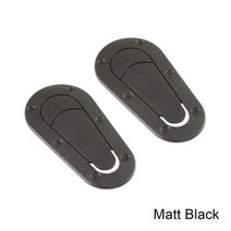 R-EP 범용 자동차 탄소 섬유 스티커 후드 잠금 레이싱 보닛 장식 특종 BMW 닛산 AMG 머스탱, Matt Black