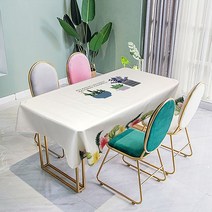 감성디자인 방수식탁보 식탁커버 테이블커버, 140×180 (4인용), 02. 화분 식탁보