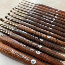 Rowan 버치우드 크로쉐 자작나무 코바늘 풀세트-5/31일 배송, 2.0mm~10.0mm Full Set(케이스 미포함)