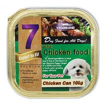 베게7 100g 닭고기 반려동물 1개 사각캔 영양 사료 강아지사료 강아지간식 강아지노즈워크 애견울타리 애견배변판 애견가방 강아지패드 강아지케이지 강아지쿠션, 본상품