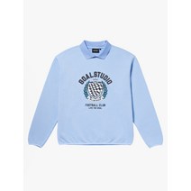 FC STONE WASHED COLLAR SWEAT-LIGHT BLUE 171812