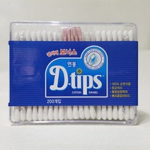 블루리2 디팁스 위생면봉(200개입) 일회용면봉 위생면봉, 단일 수량